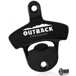 Wall Mounted Bottle Opener - Standard (Matte Black Nickel) Custom Printed