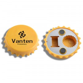 Custom Printed Beer Cap Shaped Bottle Opener