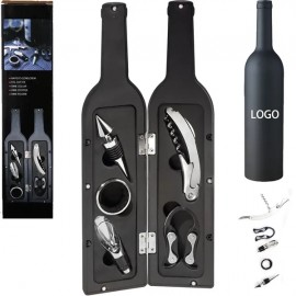Promotional 5-Piece Wine Bottle Corkscrew & Accessory Set  Promotional 5-Piece Wine Bottle Corkscrew & Accessory Set