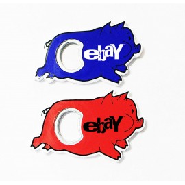 Jumbo Size Pig Magnetic Bottle Opener Custom Printed  Jumbo Size Pig Magnetic Bottle Opener Custom Printed