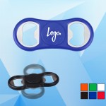 Promotional Classic Bottle Opener w/Magnetic Fidget Spinner