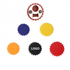 Logo Branded Bottle Cap Opener & Refrigerator Magnet  Logo Branded Bottle Cap Opener & Refrigerator Magnet