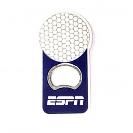 Promotional Golf ball shape bottle opener with magnet.  Promotional Golf ball shape bottle opener with magnet.