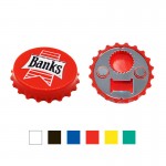 Logo Branded Bottle Cap Shaped Magnetic Bottle Opener