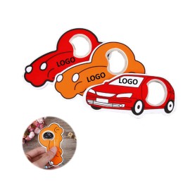Logo Branded Creative Car Shape Fridge Magnet Bottle Opener  Logo Branded Creative Car Shape Fridge Magnet Bottle Opener