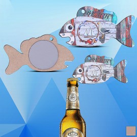 Clownfish Shaped Magnetic Bottle Opener Custom Imprinted