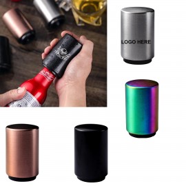 Bottle Opener with Magnetic Cap Catcher Logo Branded