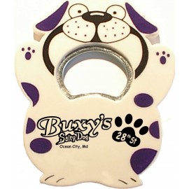 Custom Printed Jumbo Size Dog Magnetic Bottle Opener  Custom Printed Jumbo Size Dog Magnetic Bottle Opener