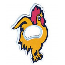 Rooster Look Bottle Opener with Magnet Custom Printed