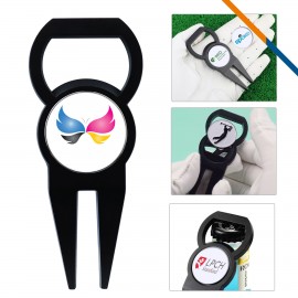 Custom Printed Otis 3in1 Ball Marker Golf Divot Tool
