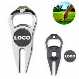 Golf Divot Repair Bottle Opener Custom Printed  Golf Divot Repair Bottle Opener Custom Printed