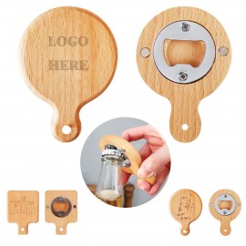 Wooden Magnetic Bottle Opener Fridge Magnet Logo Branded  Wooden Magnetic Bottle Opener Fridge Magnet Logo Branded