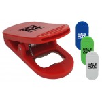 Promotional Magnetic Note Holder Clip w/Bottle Opener