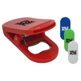 Promotional Magnetic Note Holder Clip w/Bottle Opener