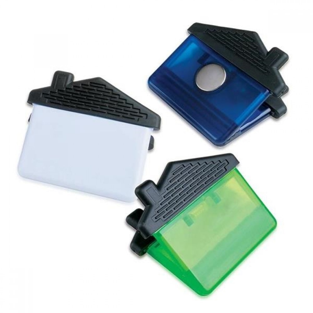 House Magnetic Memo Clip with Logo