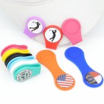 Silicone Ball Marker Hat Clip with Logo
