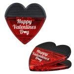 Magnetic Heart Shaped Clip with Logo
