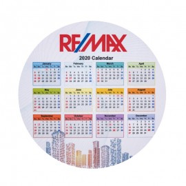 Full Color Calendar Circle Mouse Pads with Logo  Full Color Calendar Circle Mouse Pads with Logo