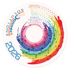 Logo Branded Color Splash Calendar Mouse Pads