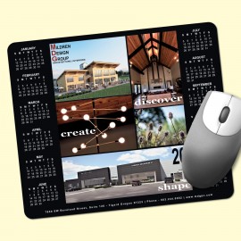 Barely There 8"x9.5"x.02" Ultra-Thin Calendar Mouse Pad with Logo