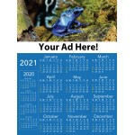 Repositional Year-at-a-Glance Calendar / Mousepad with Logo