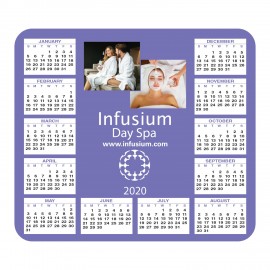 Ultra Thin Surface Calendar Mouse Pad | 7 1/2" x 8 1/2" | U-Shape Calendar with Logo