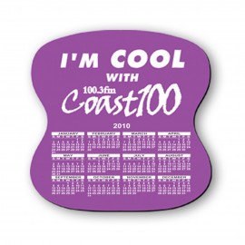 8"X8" Hourglass Shape Hard Top Custom Calendar Mouse Pad 1/8" Foam Base with Logo  8"X8" Hourglass Shape Hard Top Custom Calendar Mouse Pad 1/8" Foam Base with Logo