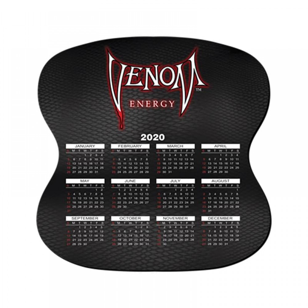 Personalized Mouse Pad - 8"X8" Hourglass Hard Top Custom Calendar Mouse Pad 1/16" Rubber Base