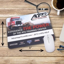 Promotional Mouse Carpet Heavy-Duty Fabric Mouse Pad (6"x8"x1/8") STANDARD