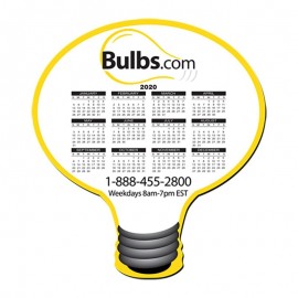 Personalized Mouse Pad - Lightbulb Shape Hard Top Custom Printed Calendar Mouse Pad 1/8" Rubber Base