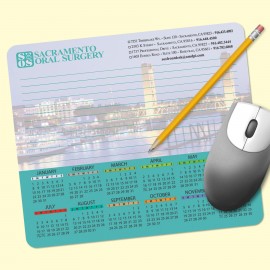 MousePaper 24 Page 7.25"x8.5" Note Paper Calendar MousePad with Logo