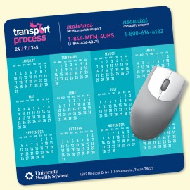 Logo Branded Barely There 8" Square x.02" Ultra-Thin Mouse Pad