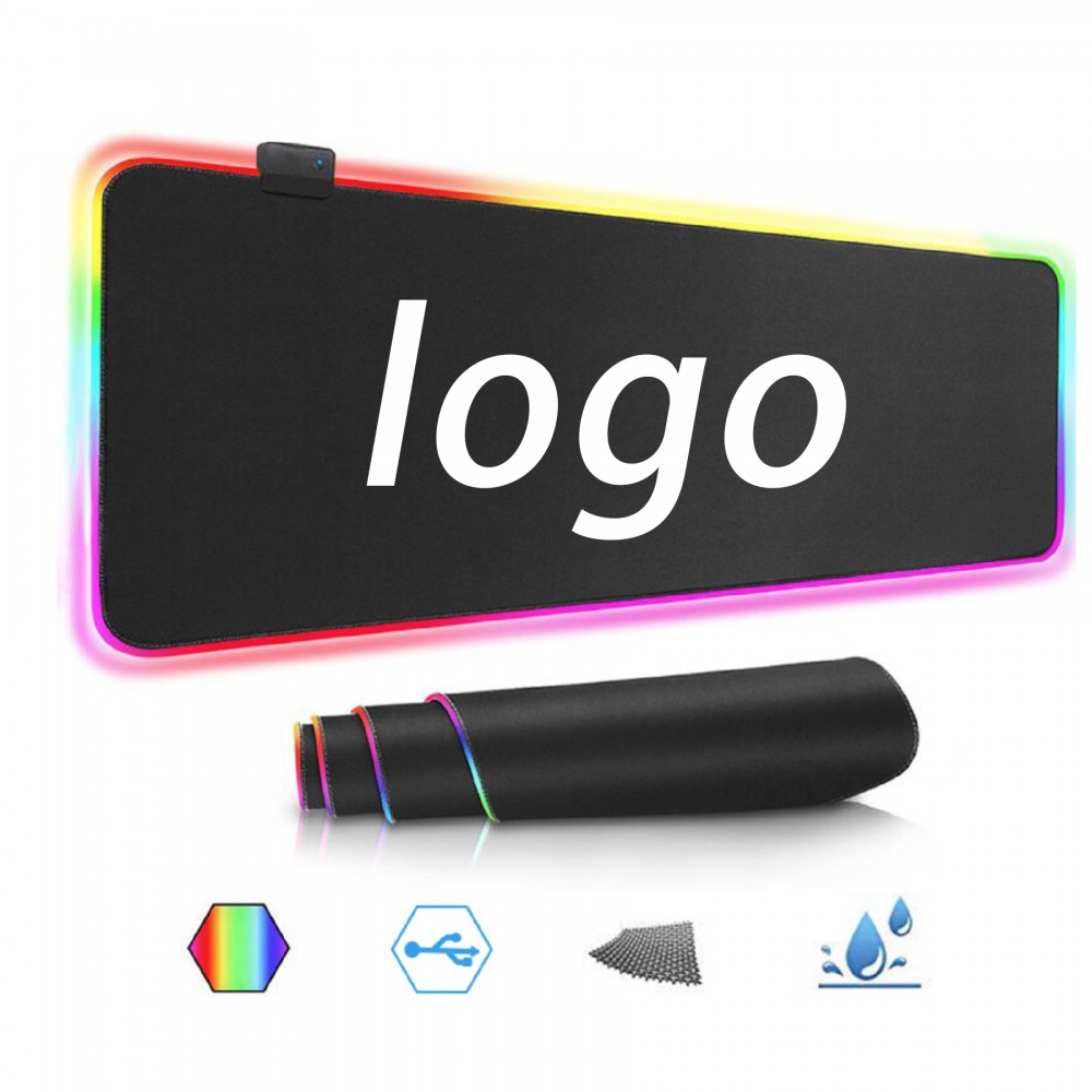 Waterproof LED RGB Gaming Mouse Pad with Logo