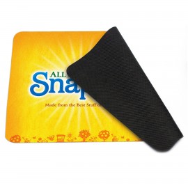 Logo Branded 4-in-1 Micro-Fiber Rectangular Mouse Pad/Cleaning Cloth