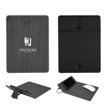 Custom Printed Wood-Design Wireless Charger Mouse Pad