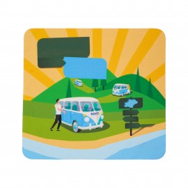 Full Color Soft Mouse Pad without Stitched Edge with Logo