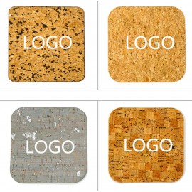 Logo Branded Nature cork mouse pad