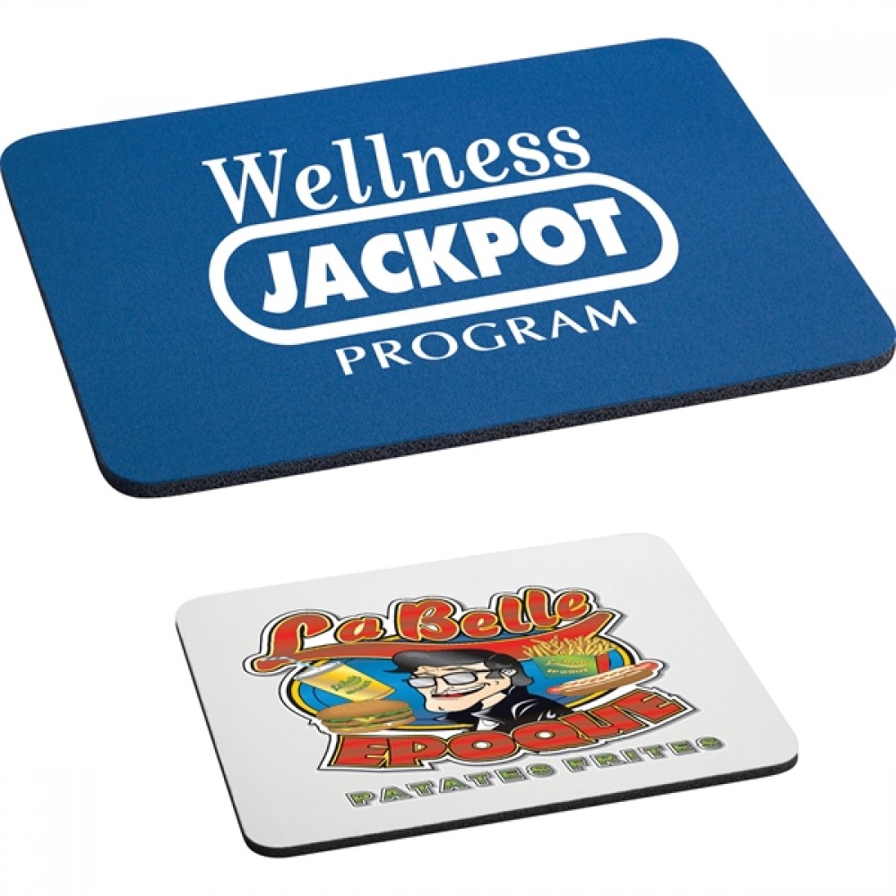 Custom Imprinted Rectangular 1/4 Rubber Mouse Pad Custom Imprinted Rectangular 1/4 Rubber Mouse Pad