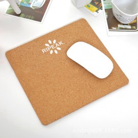 Dual Sides Non-slip Soft Cork Mouse Pad with Logo