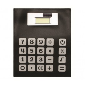 Mouse Pad with Solar-Powered Calculator with Logo