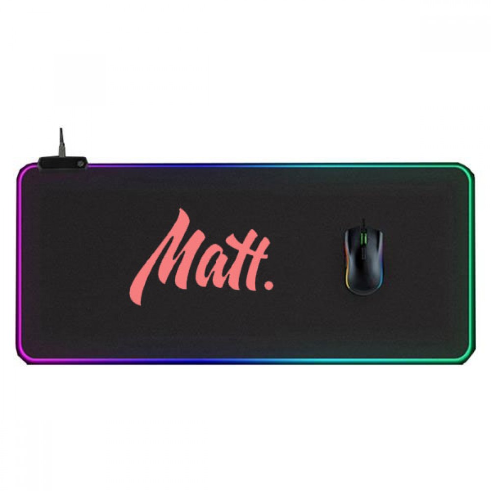 Custom Imprinted RGB Luminescent Pad Custom Imprinted RGB Luminescent Pad