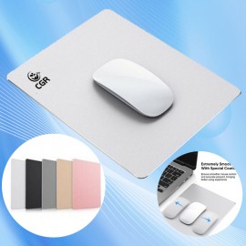 Logo Branded Sleek Aluminum Alloy Mouse Mat Pad