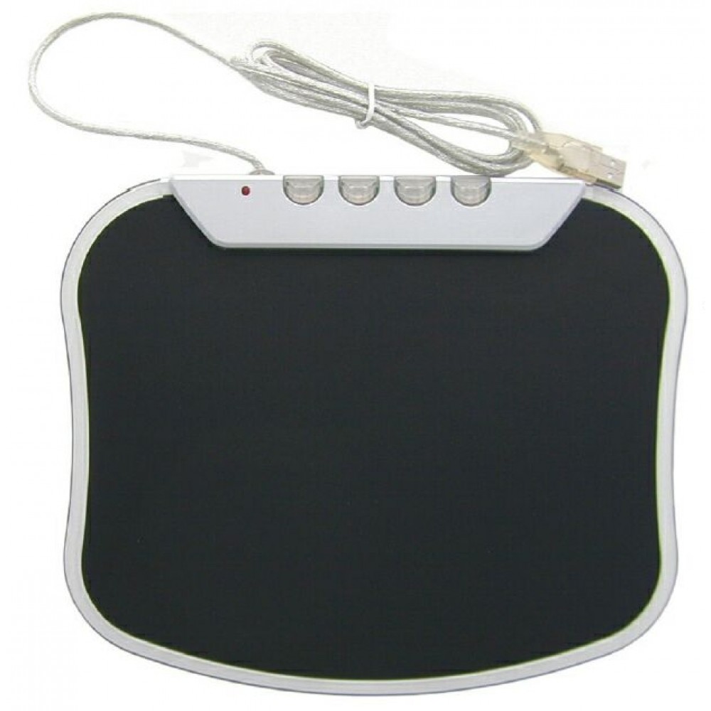 Mouse Pad with USB 4-Port Hub with Logo