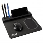 Multifunction Wireless Charging Mousepad with Logo