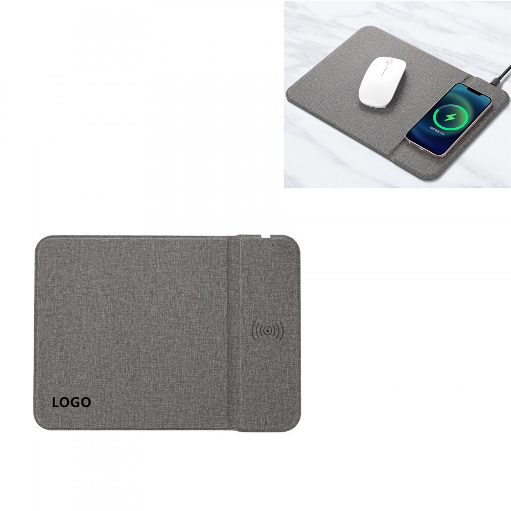 Promotional 15W Fast Wireless Charging Mouse Pad Promotional 15W Fast Wireless Charging Mouse Pad