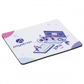 Promotional Accent Dye Sublimated Mouse Pad with Antimicrobial Additive