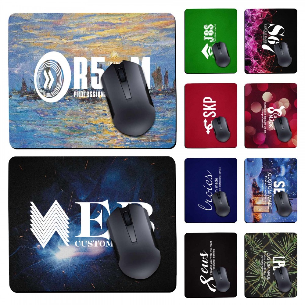Custom Full Color Square Mouse Pad with Logo