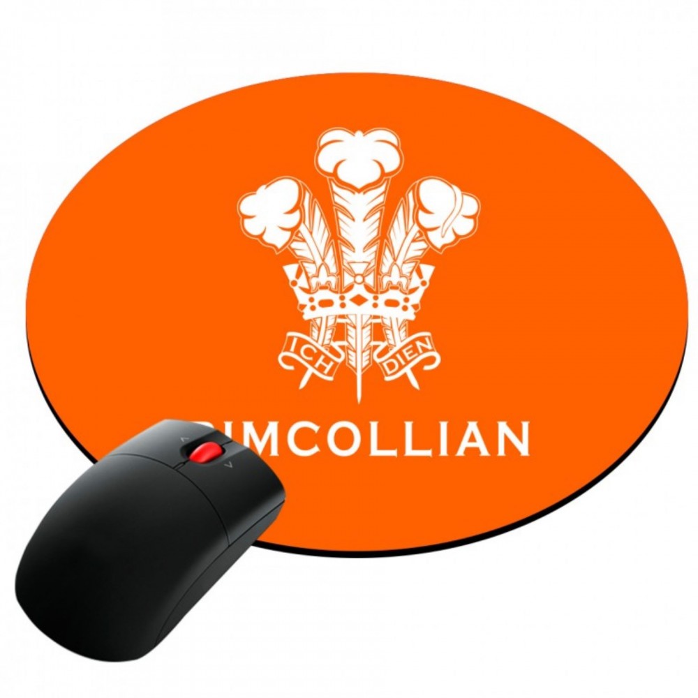 Promotional Oval Computer Mouse Mat - Dye Sublimated