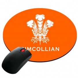 Personalized Oval Computer Mouse Mat - Dye Sublimated  Personalized Oval Computer Mouse Mat - Dye Sublimated