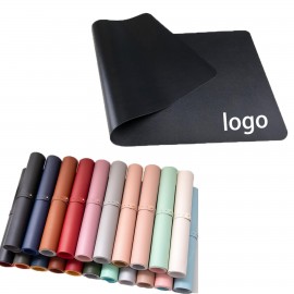 Large Leather Mouse Pad with Logo